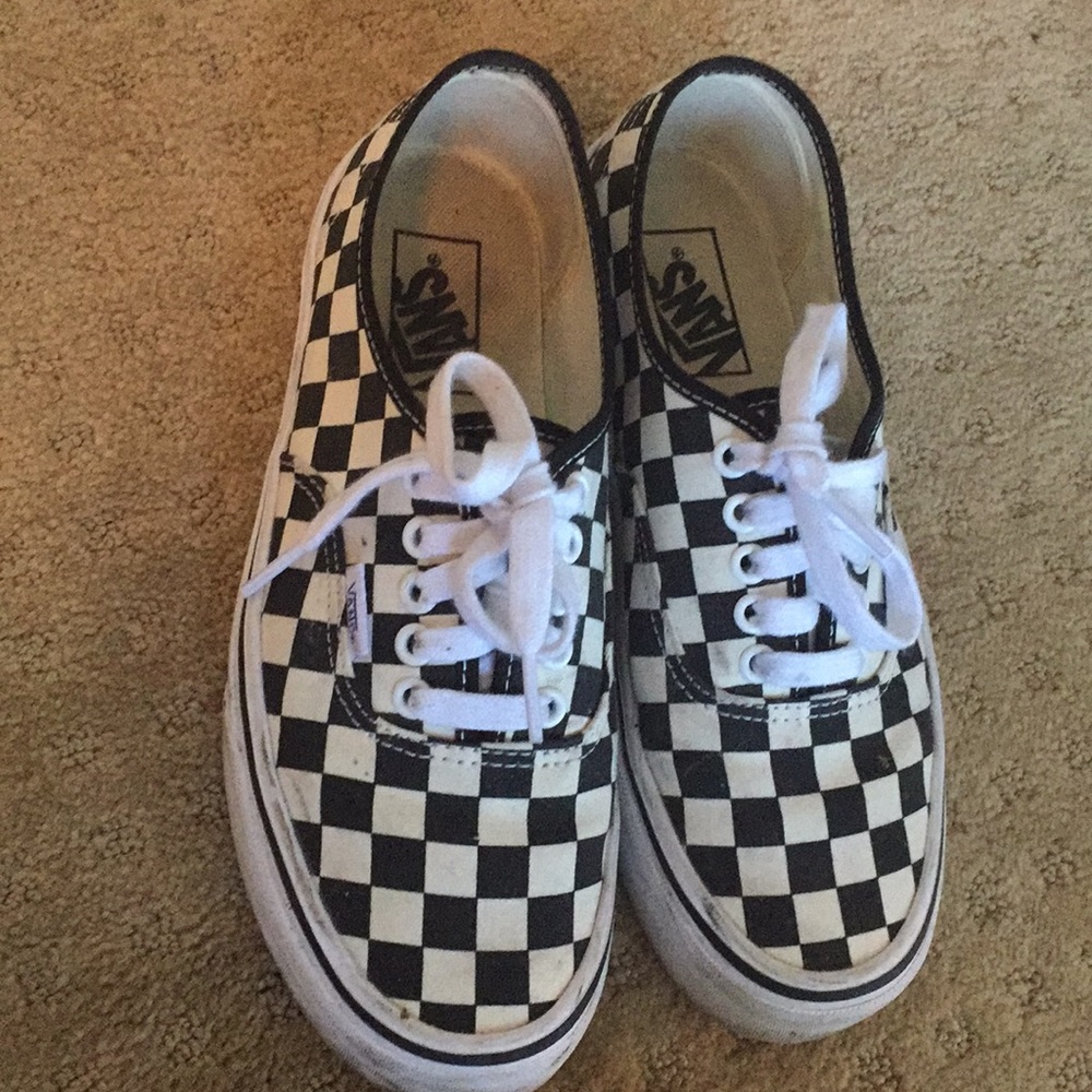 Checkered classic vans